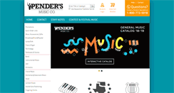 Desktop Screenshot of penders.com